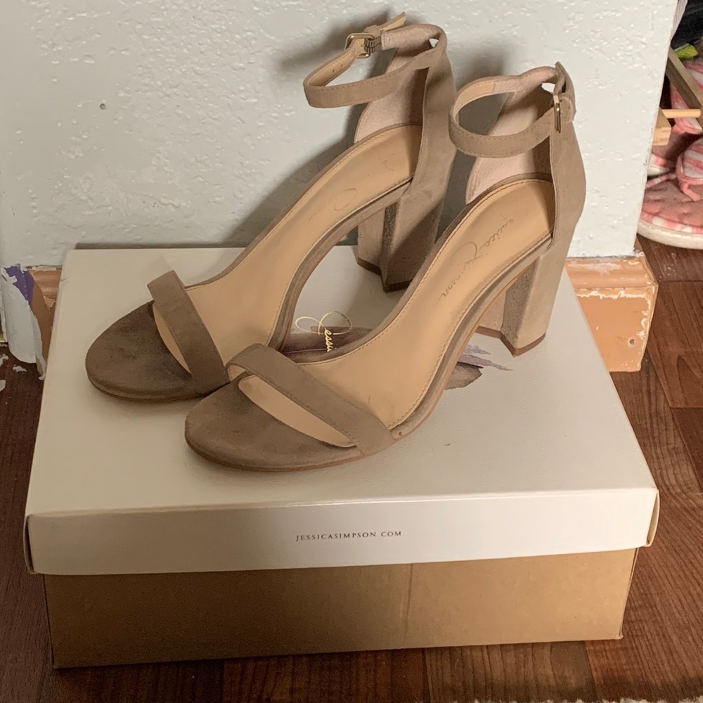 Tan Suede Heels